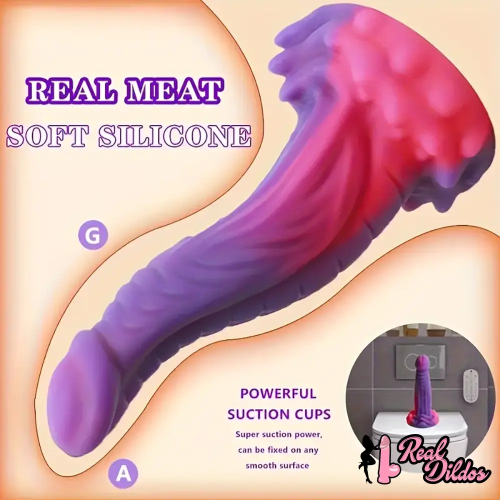 8.07 Fantasy Monster Silicone Soft Big Dildo For Intense Pleasure - Real Dildos