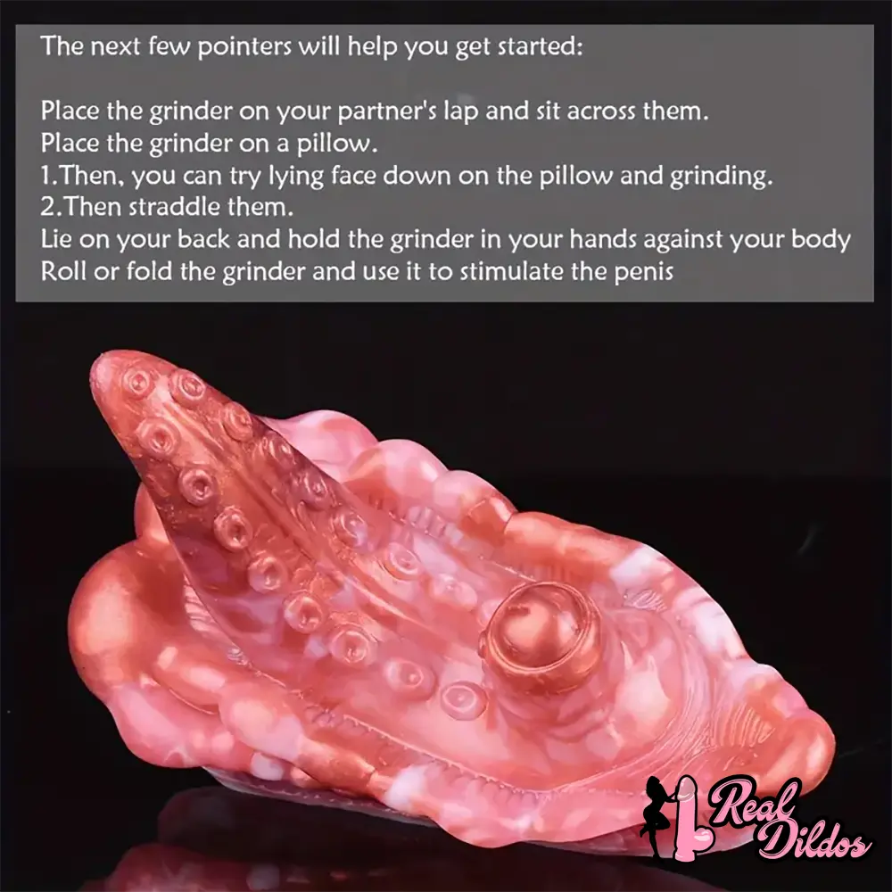 4.33in Small Octopus Tentacle Silicone Soft Dildo Penis Anal Expander