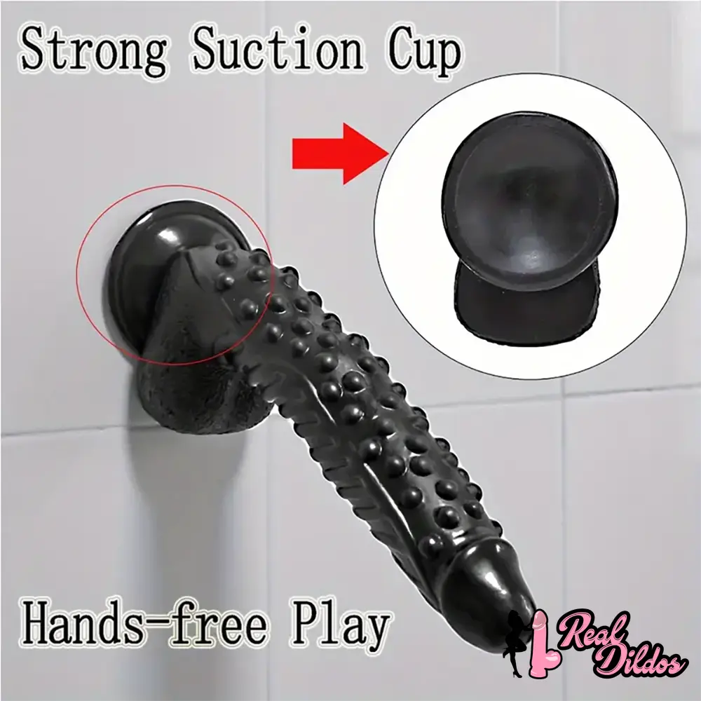 10.6in Spiked Big Fantasy Grainy Dildo For Vagina Prostate Stimulation - Real Dildos