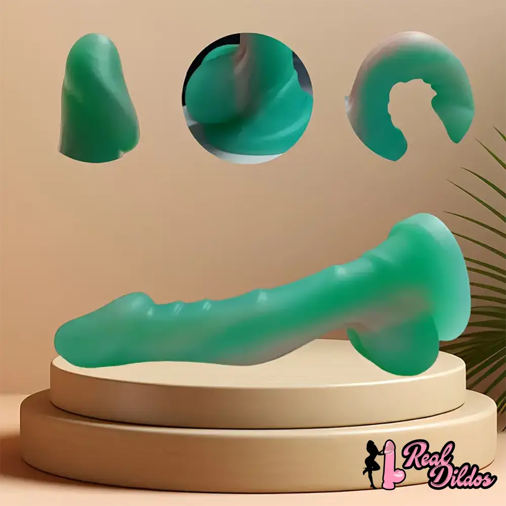 7.87in Soft Flexible Liquid Silicone Monster Female Dildo For Sex - Real Dildos