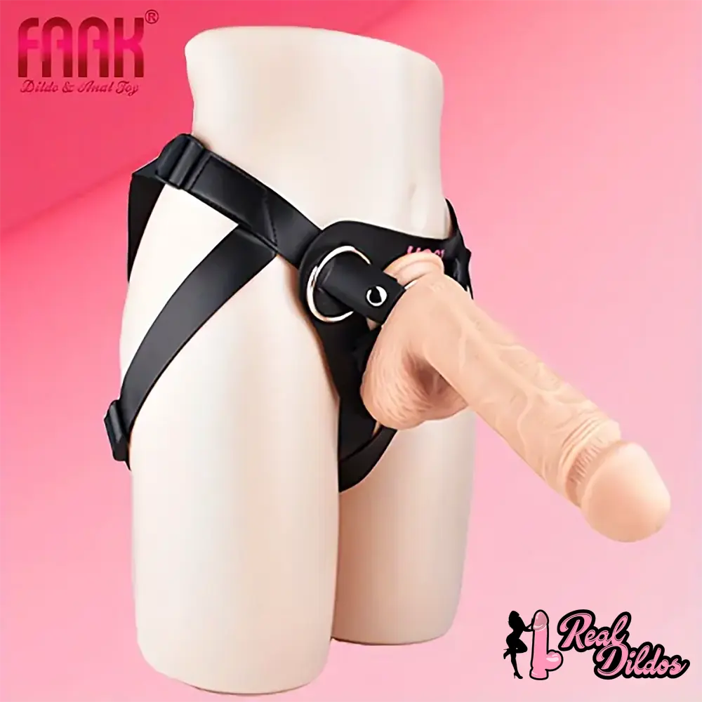 10.01in Silicone Soft Big Strap On Wearable Dildo For Women Lesbians