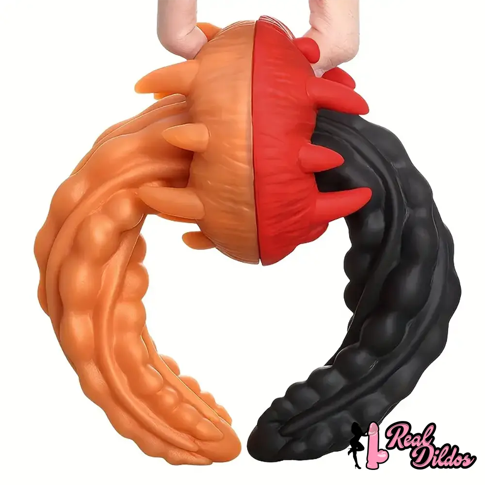 7.48in Lifelike Silicone Soft Jellyfish Monster Dildo For Anal Expansion - Real Dildos