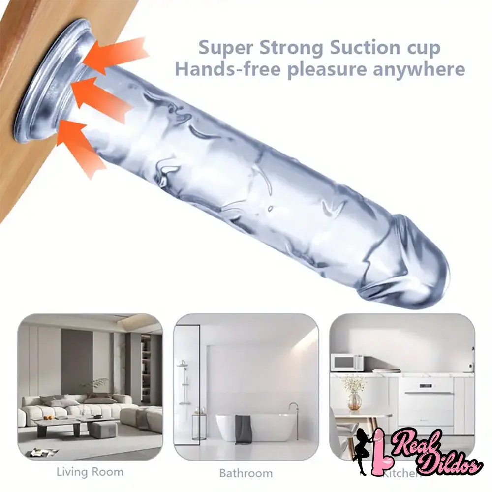 6.06in - 12in TPE Unisex Real Dildo Sex Toy Masturbator Anus Dilator - Real Dildos