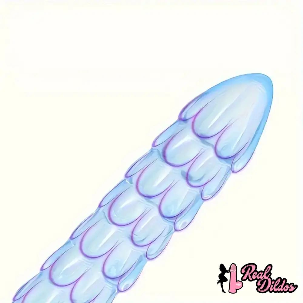 12.9in Big Spiked Long Skinny Dildo For Anus Stimulation With Sucker
