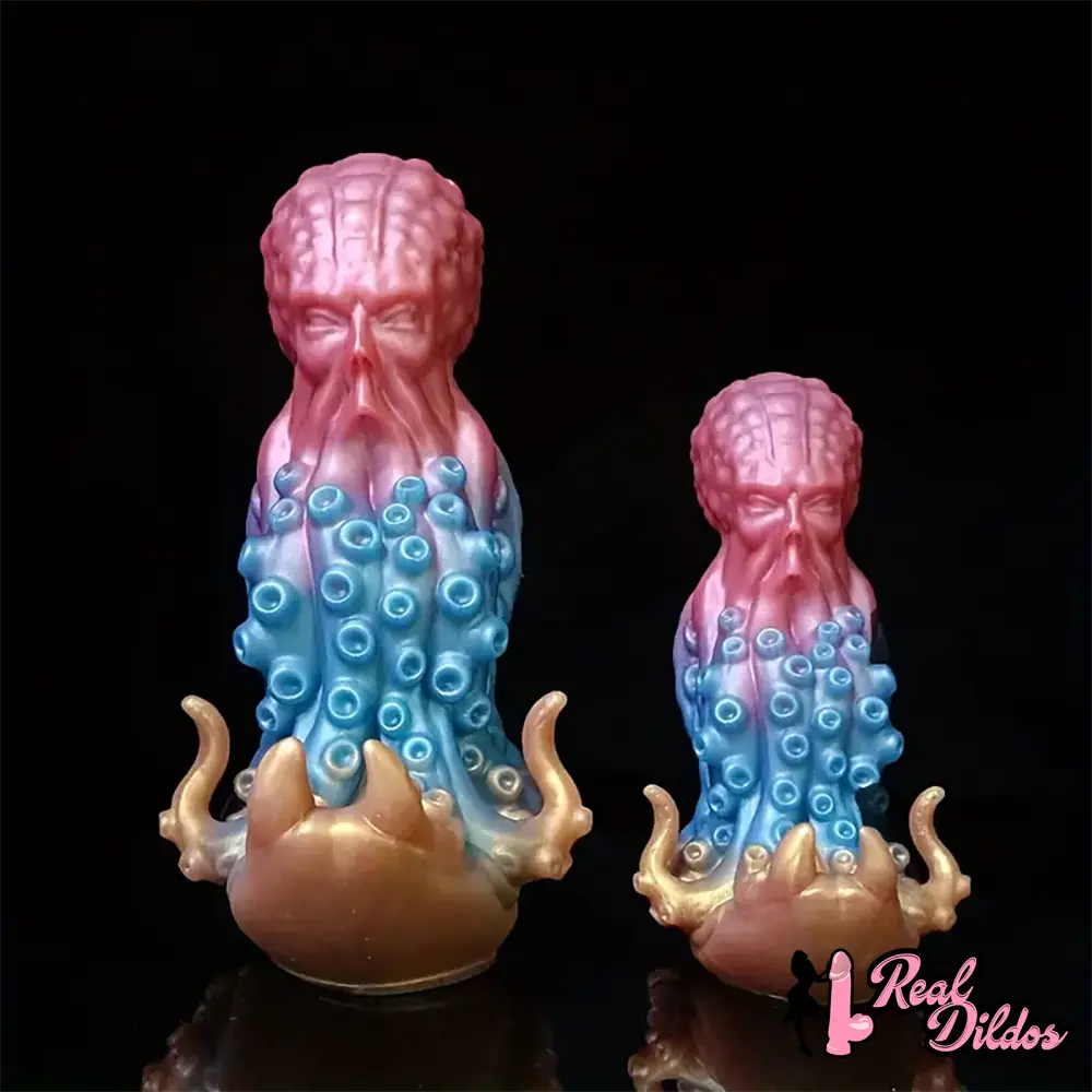 5.7in 7.87in Tentacle Octopus Silicone Soft Dildo For Women G Spot