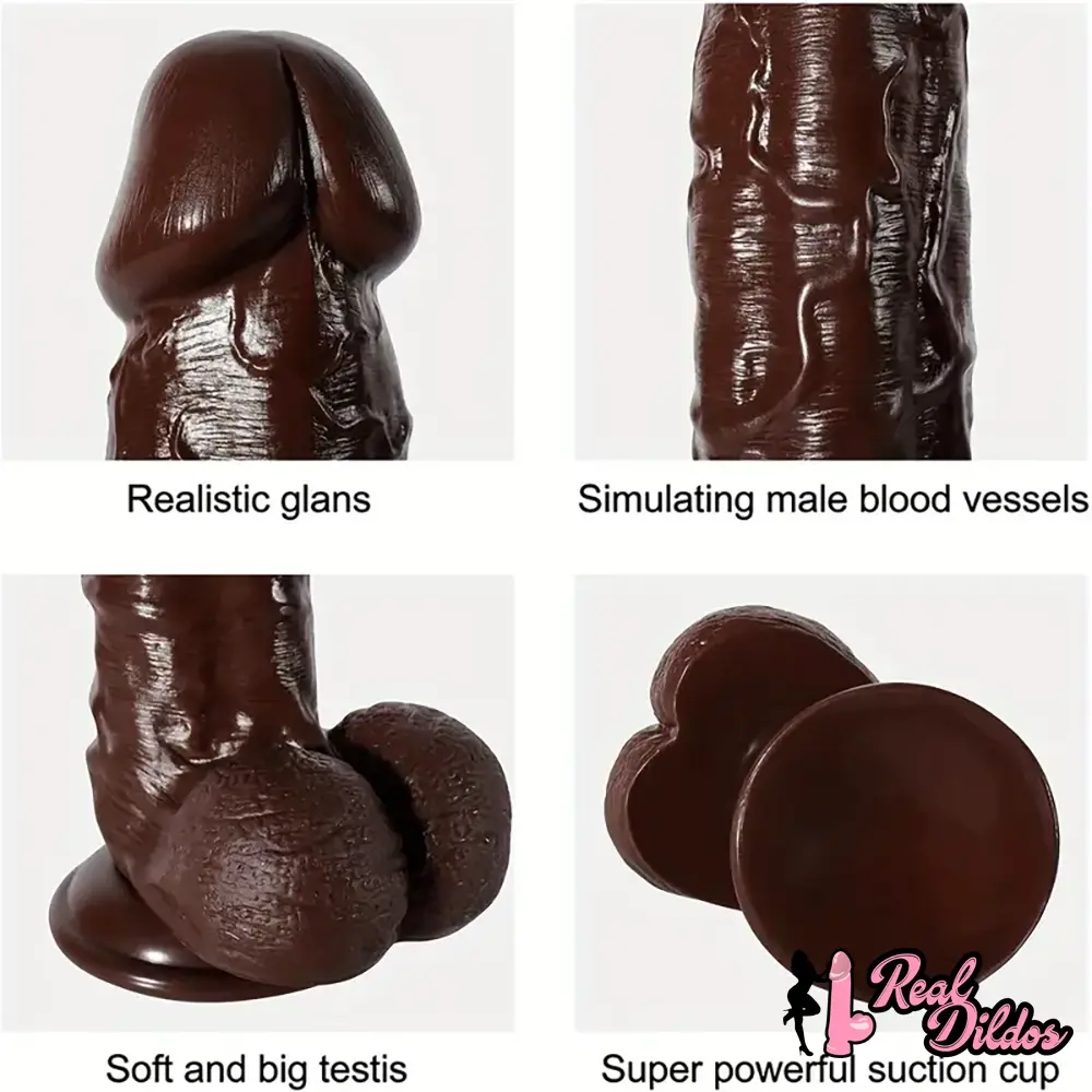 11in Big Ebony Silicone Soft Dildo Adult Sex Toy For Women Men Sex - Real Dildos