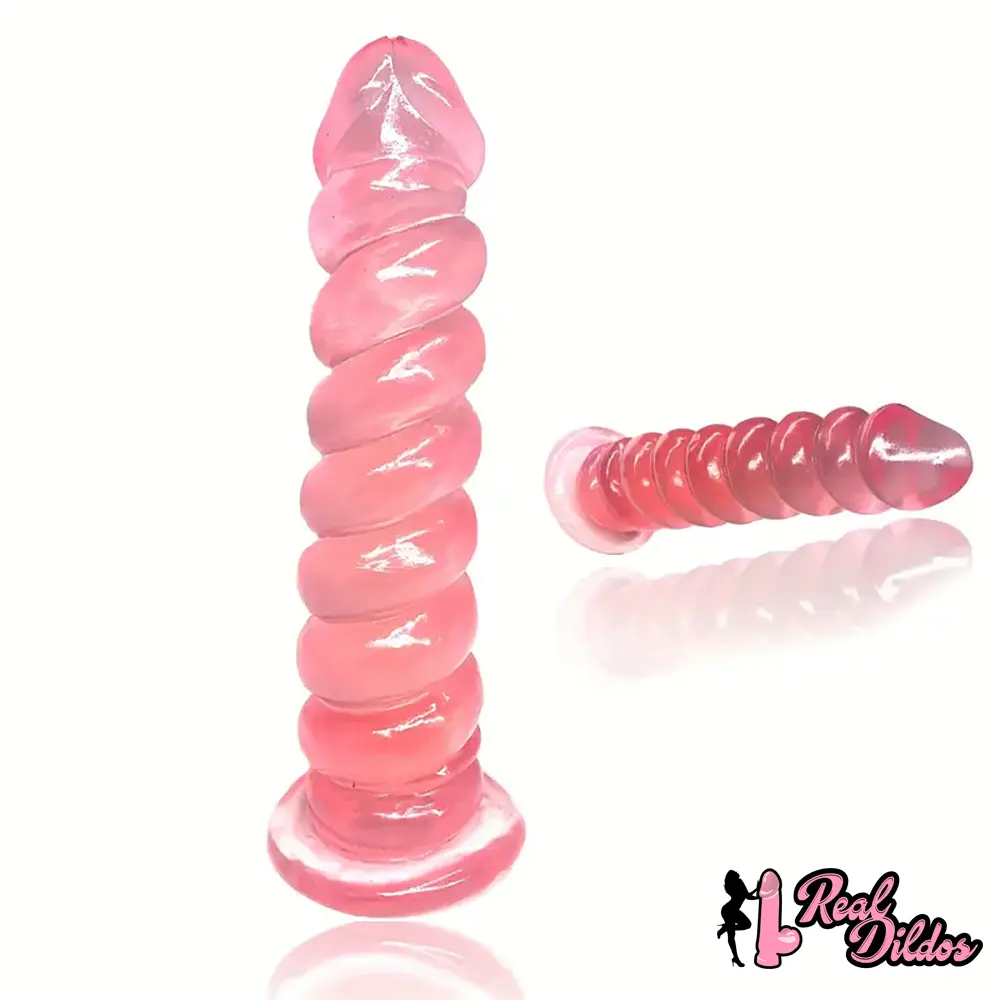 7.1in Unisex Soft Flexible Silicone Dildo For Hands Free Sex Play - Real Dildos