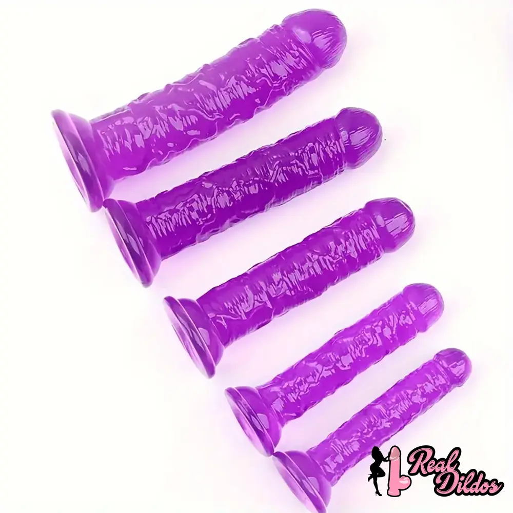 5.31in 5.51in 6.3in 7.09in 7.87in Crystal Dildo For Women Anal Stimulation - Real Dildos