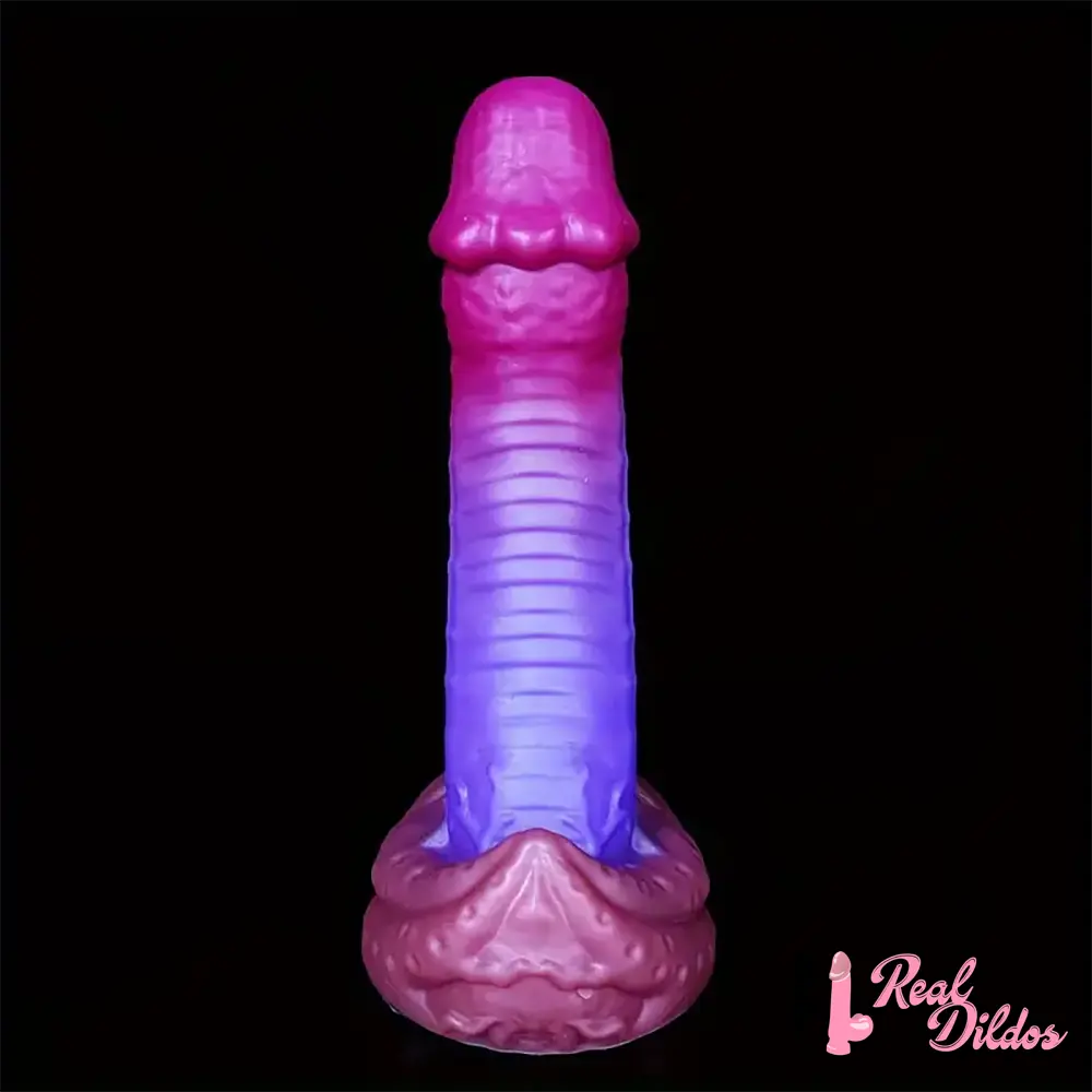 8.66in Silicone Soft Monster Dildo For Women Men G-Spot Vaginal Love Sex Toy - Real Dildos