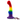 5.83in Unisex Silicone Soft Rainbow Dildo Sex Toy For Gay LGBT - Real Dildos