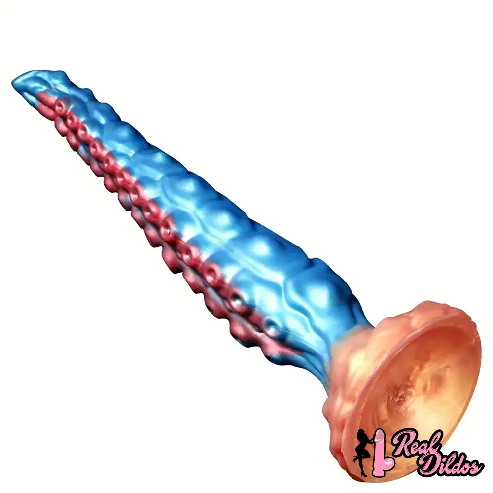 13.7in Big Long Real Tentacle Silicone Soft Dildo Penis Anal Expander