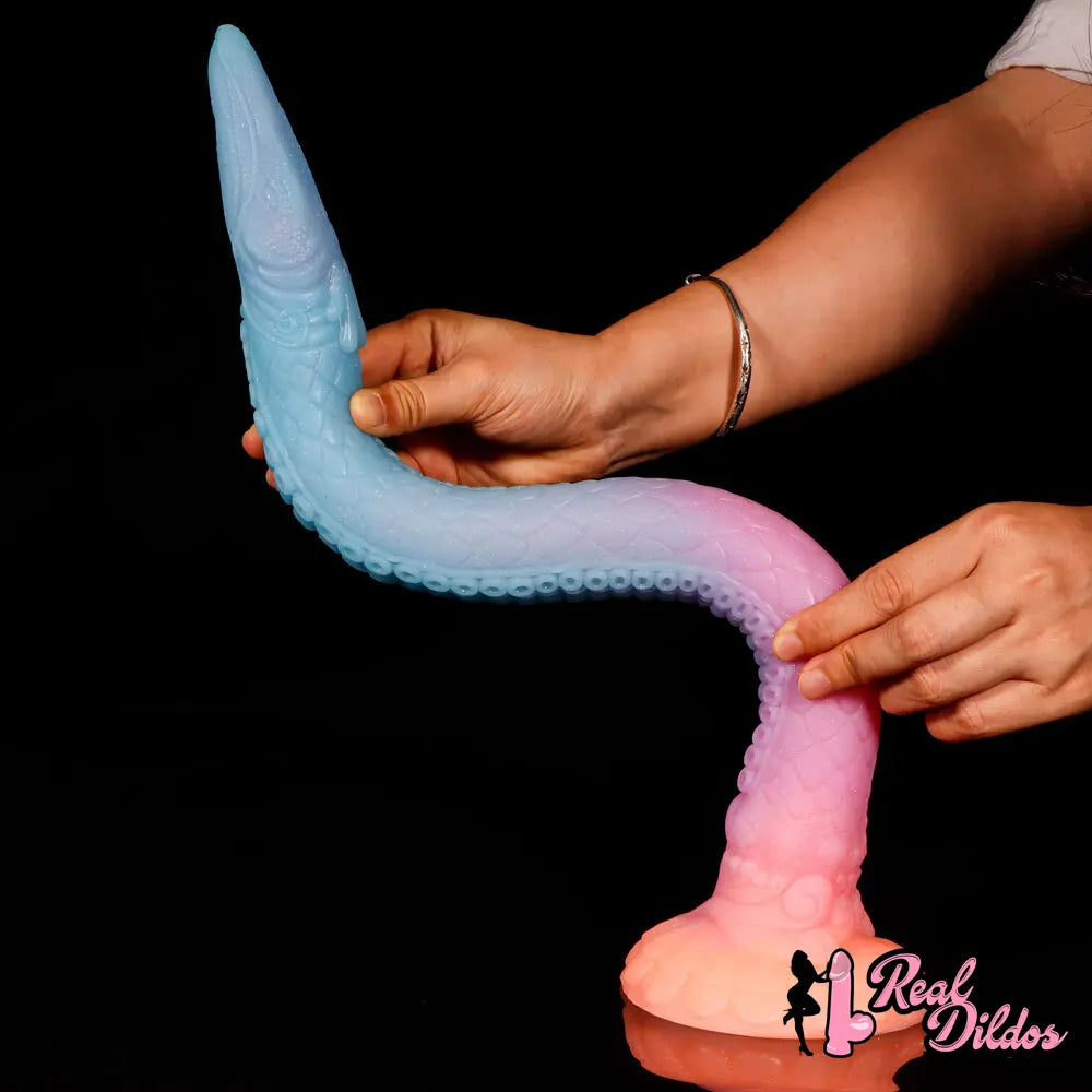 17.91in Super Big Long Silicone Soft Snake Dildo For Sex Masturbator