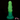 7.87in Realistic Dragon Green Gradient Soft Silicone Women Dildo