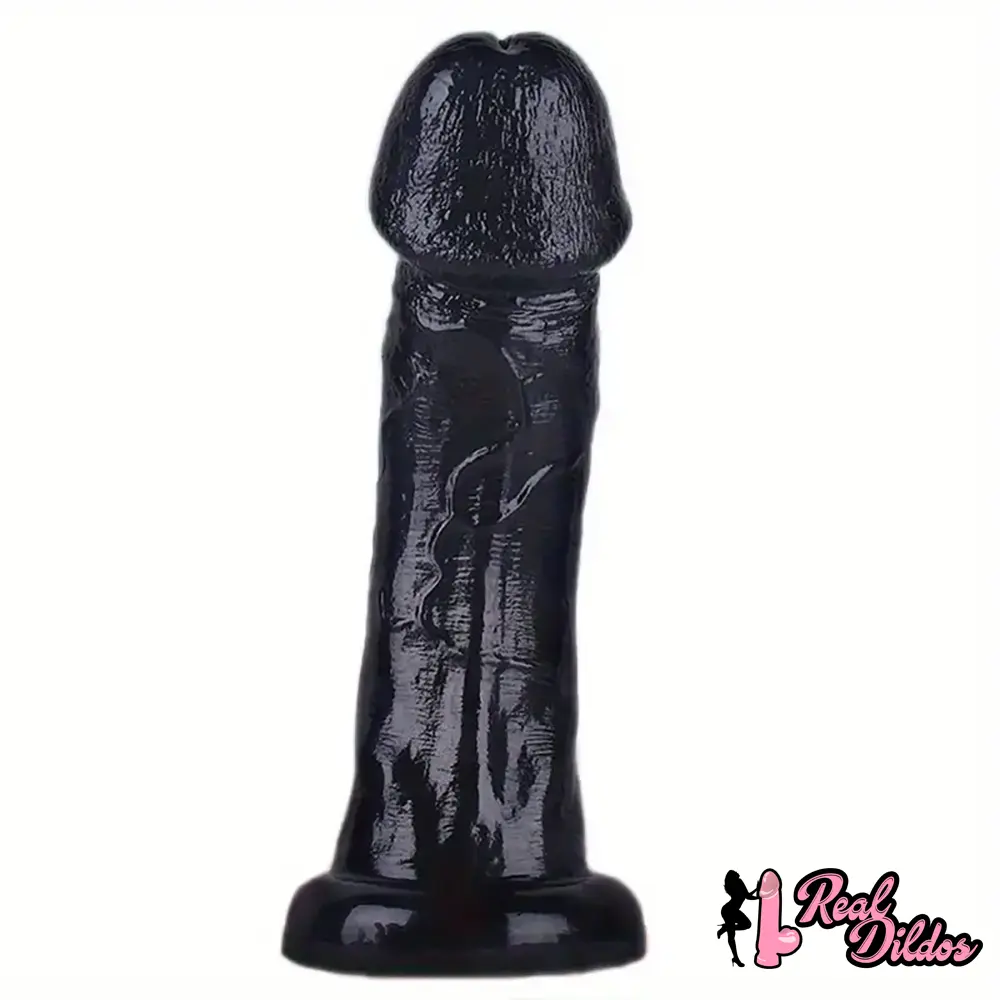 8.5in Real Cock Big Black Dildo Penis Anal Expander For Anus Stimulation - Real Dildos