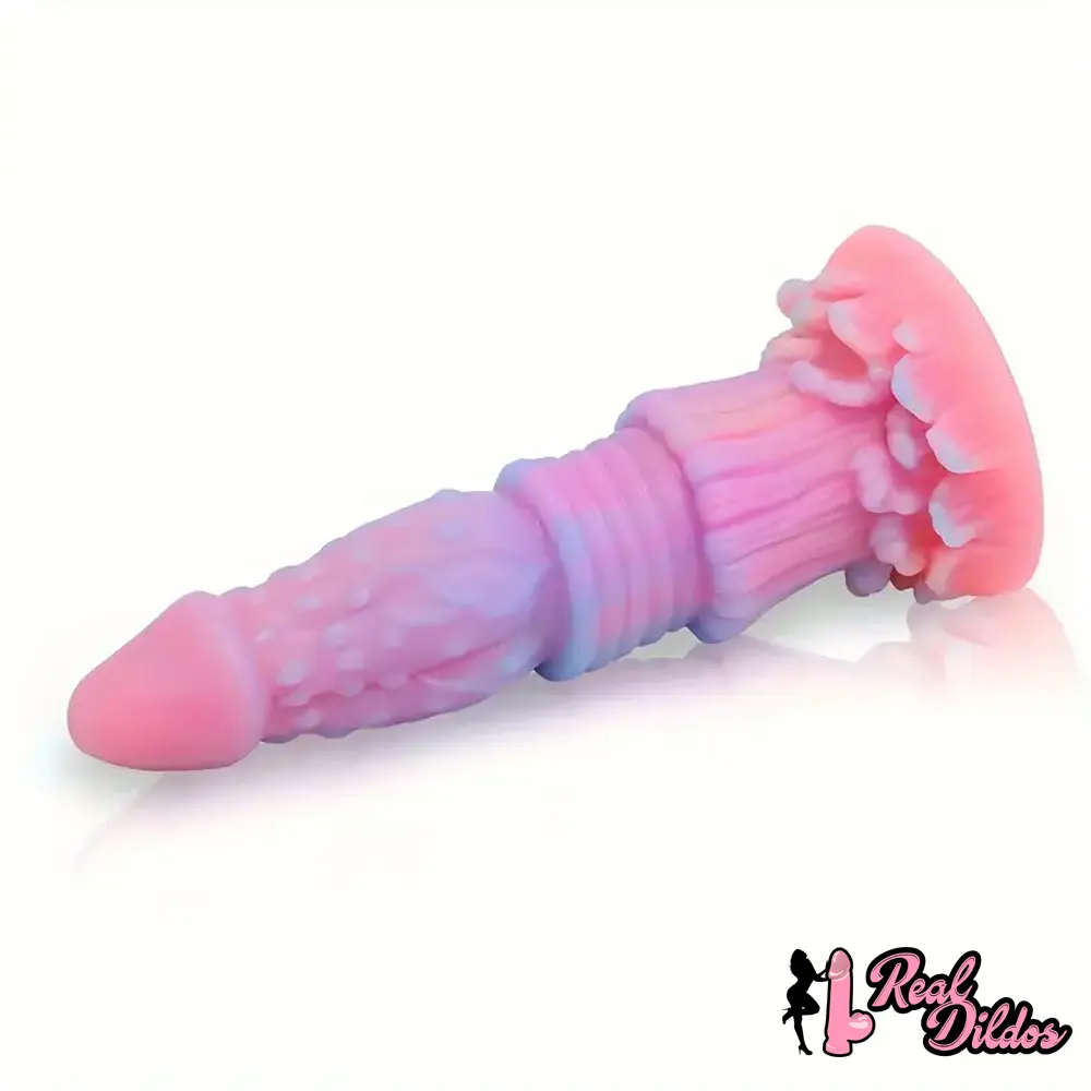 8.46in Fantasy Luminous Monster Silicone Soft Dildo Anal Opener - Real Dildos