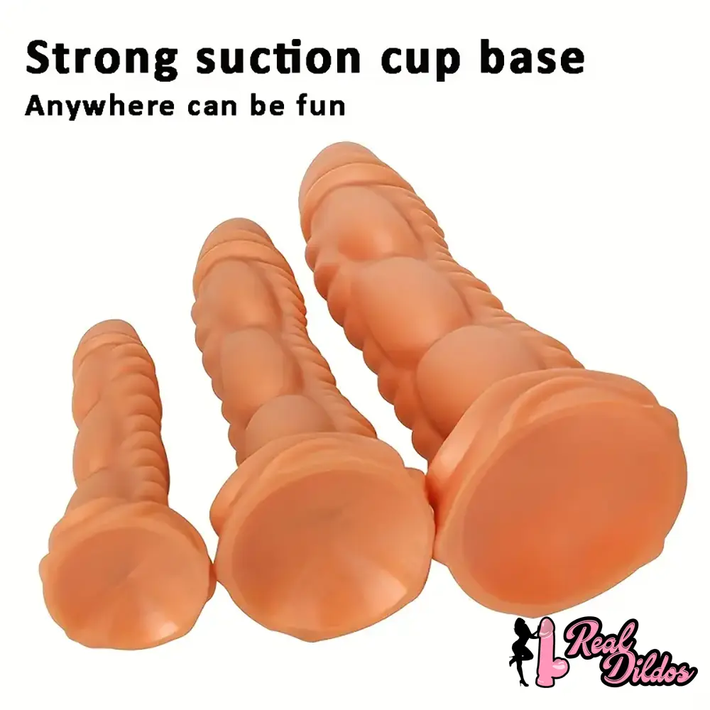 5.91in 8.66in 10.55in Unisex Silicone Fantasy Big Soft Love Dildo - Real Dildos