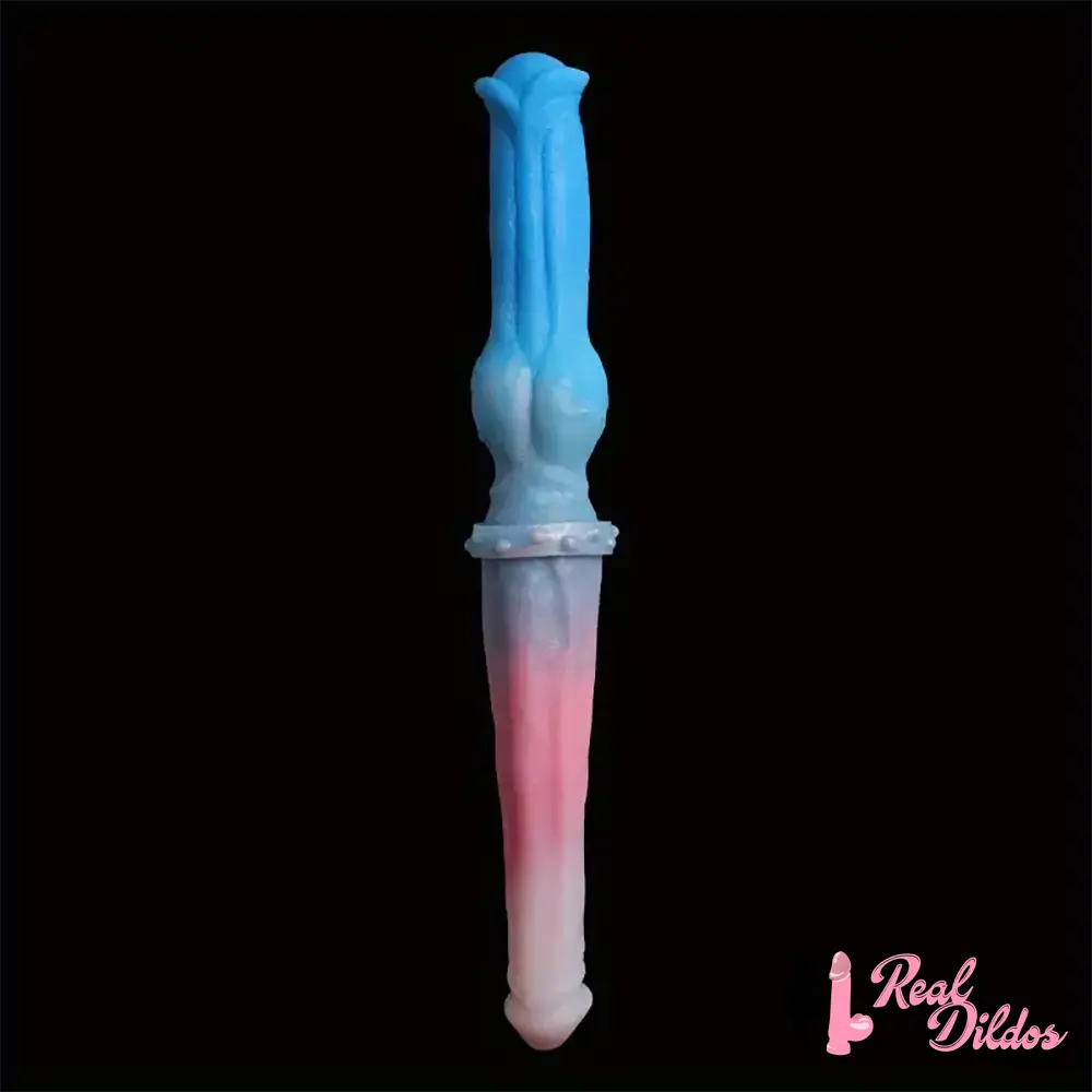 15.7in Long Large Double Sided Liquid Silicone Dog Horse Dildo - Real Dildos