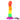 6.89in Colorful Silicone Soft Rainbow Dildo For Anal Vaginal Stimulation - Real Dildos