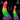 6.34in 8.66in Silicone Soft Rainbow Cock Tentacle Luminous Dildo - Real Dildos