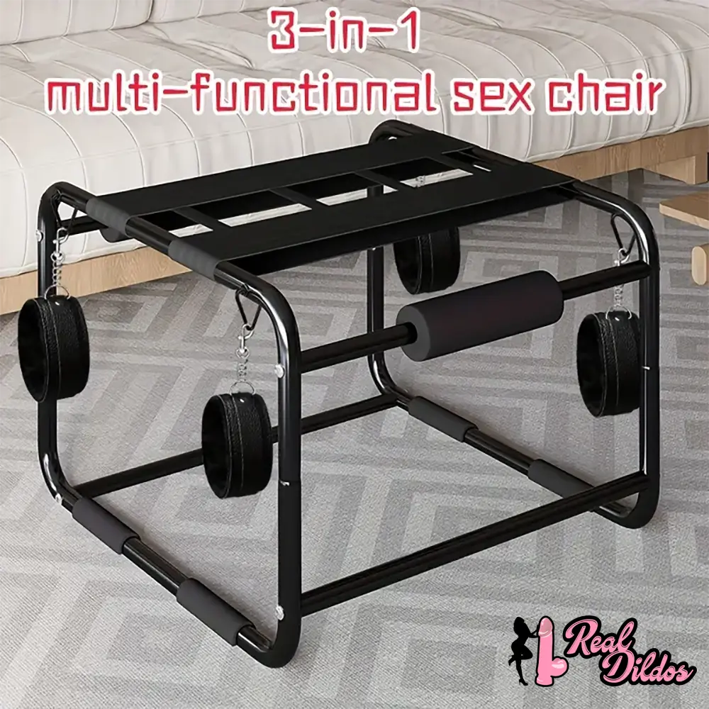 Multi-Functional BDSM Sex Dildo Chair With Bondage Ergonomic Design
