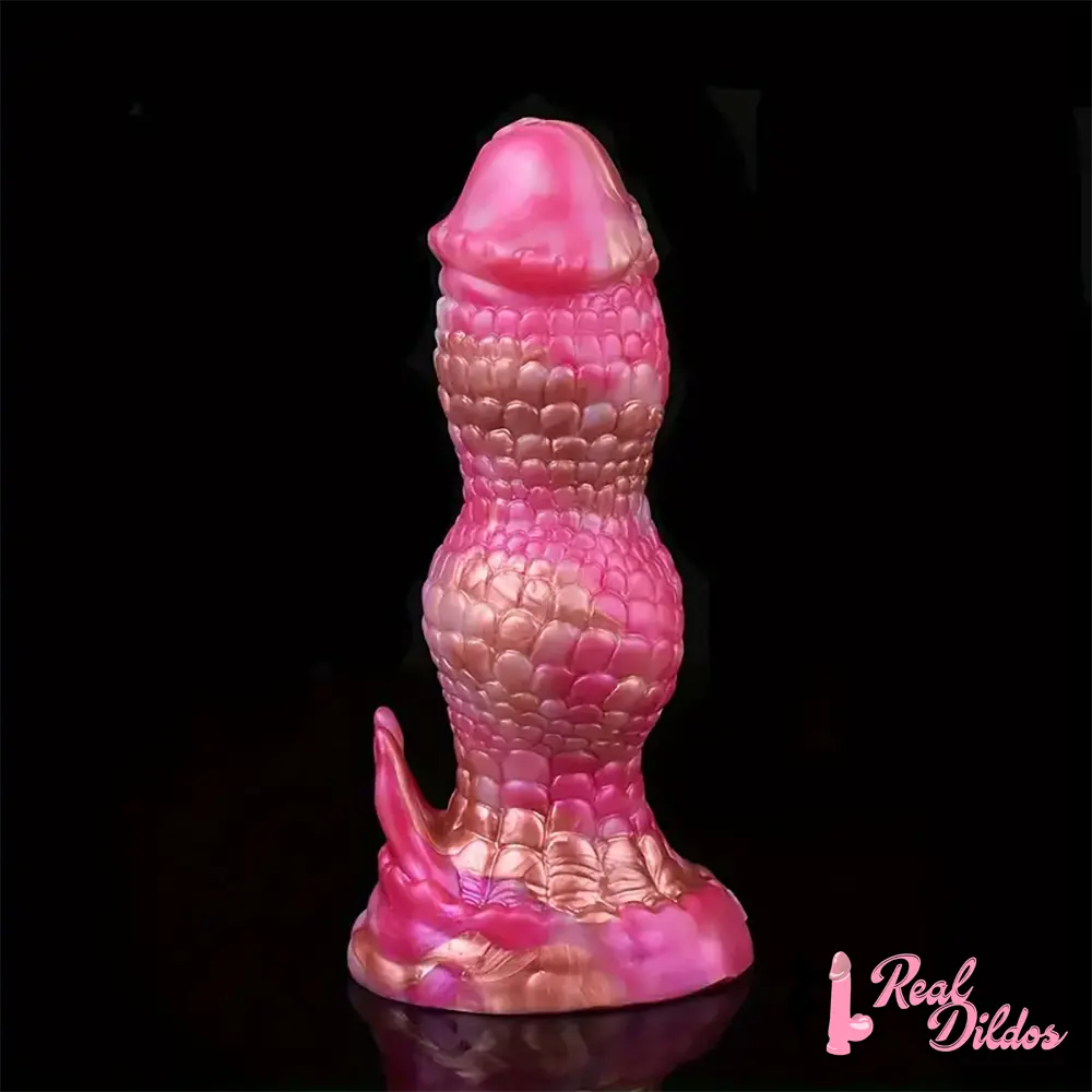 7.08in Fantasy Monster Dragon Silicone Soft Dildo For Couples Lesbian - Real Dildos