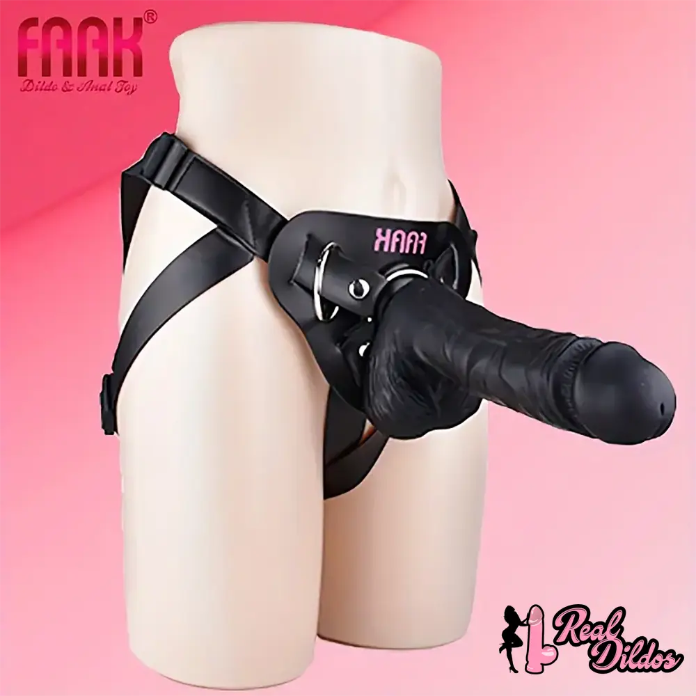 10.01in Silicone Soft Big Strap On Wearable Dildo For Women Lesbians