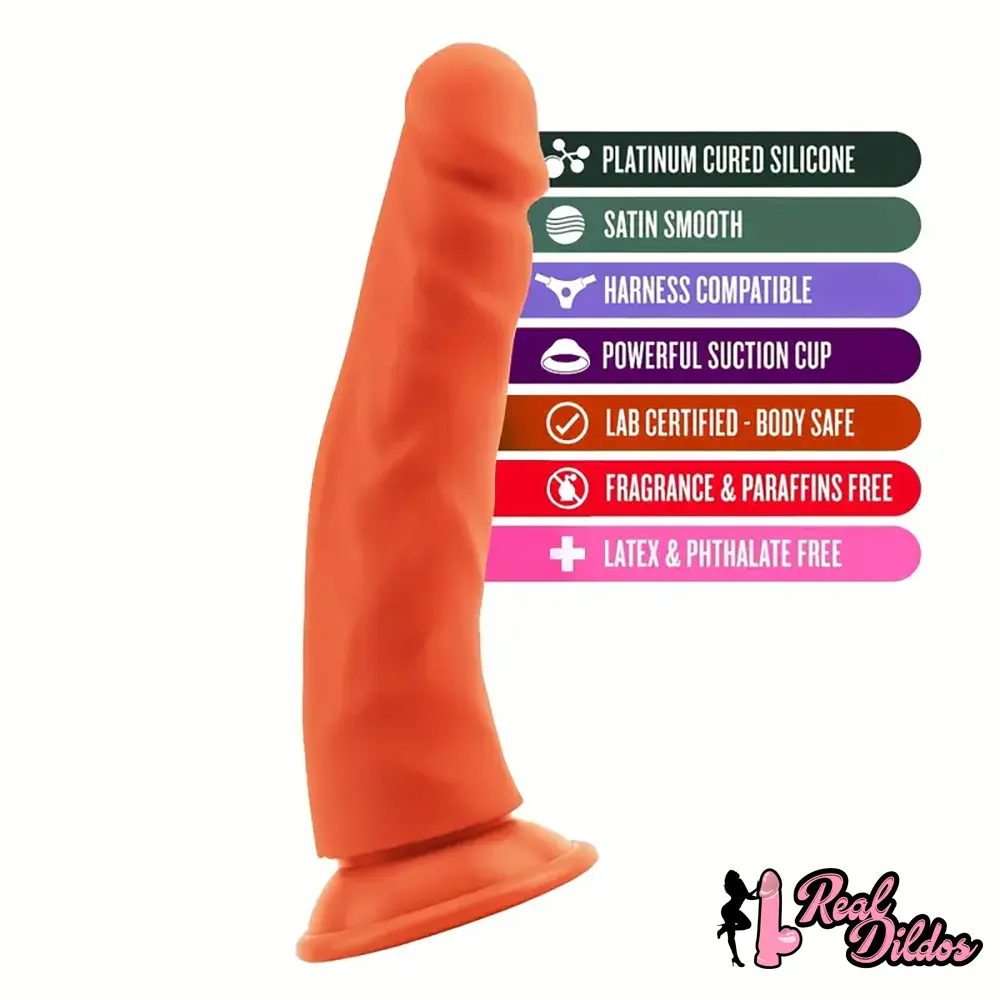 8.27in Soft Big Real Looking Silicone G Spot Dildo For Sex Toy User - Real Dildos