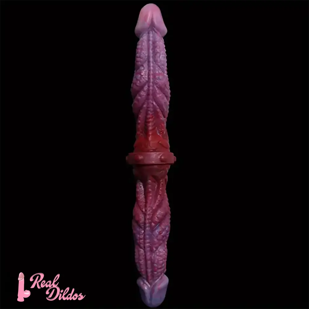 13.78in Big Long Double Sided Silicone Dragon Monster Dildo Sex Toy - Real Dildos